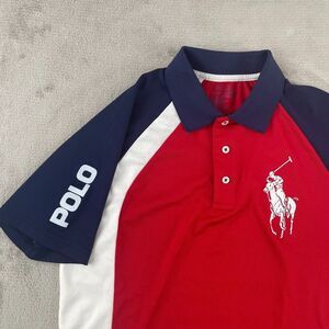 Polo Ralph Lauren Polo‎ Shirt Men XS Red White Blue Performance Big Pony NWOT